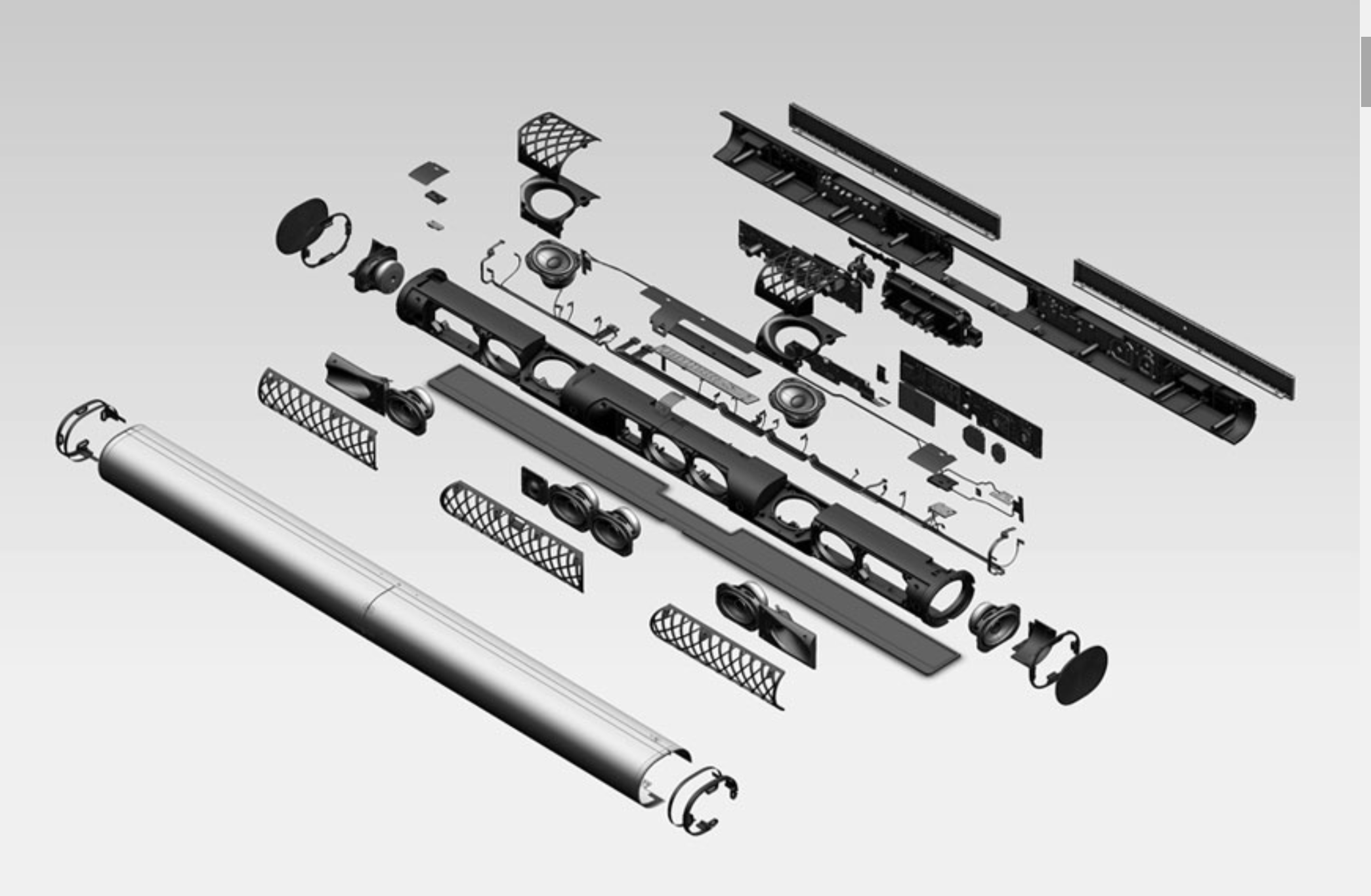 Sonos Arc har hele 11 højtalerenheder indbygget.