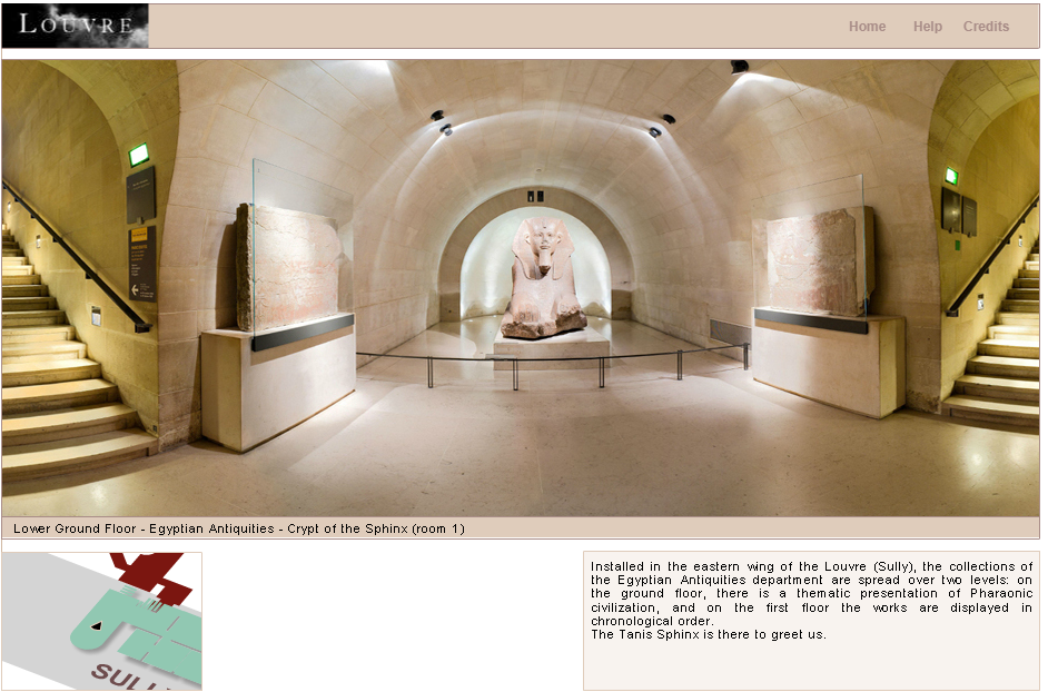 Digitalt museumsbesøk på Louvre i Paris