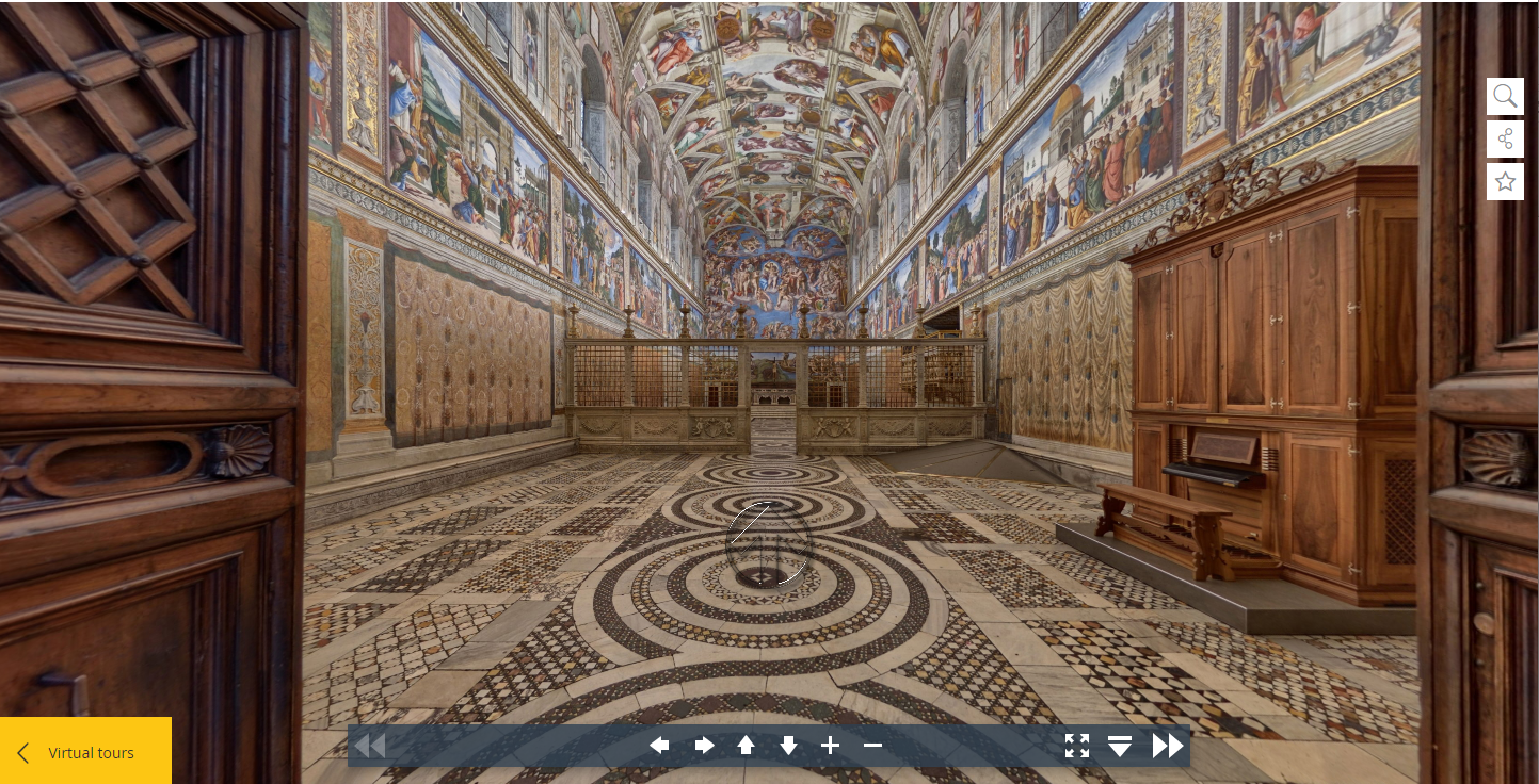 Virtuaalikierros Vatikaanin museossa Roomassa