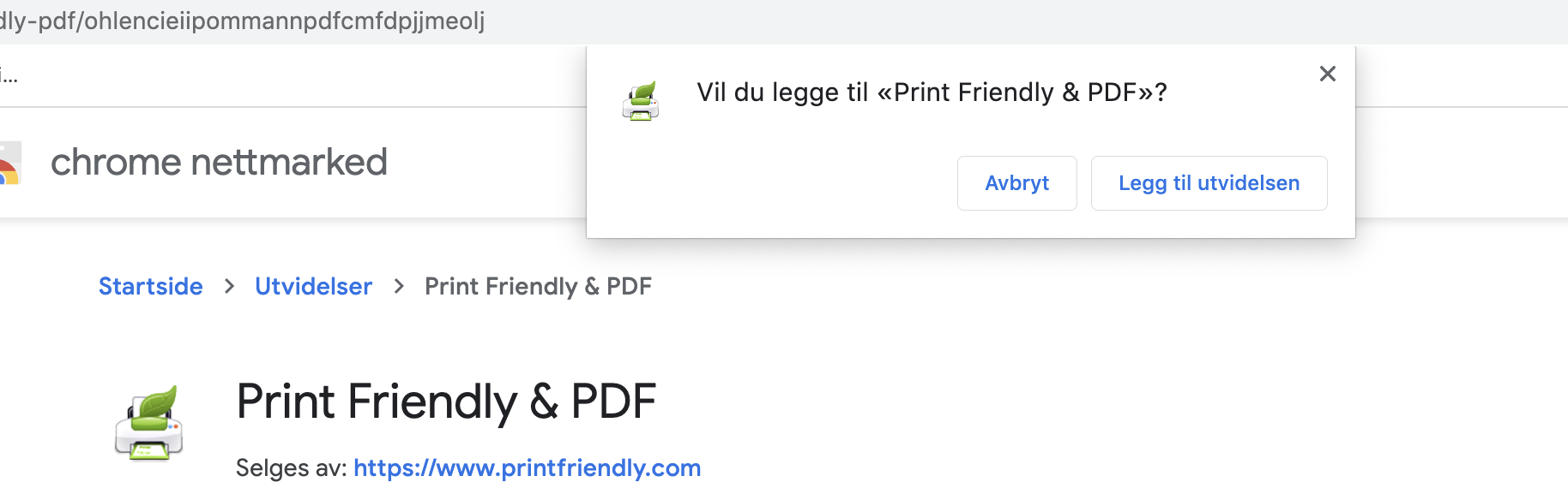 Extensions i Google Chrome