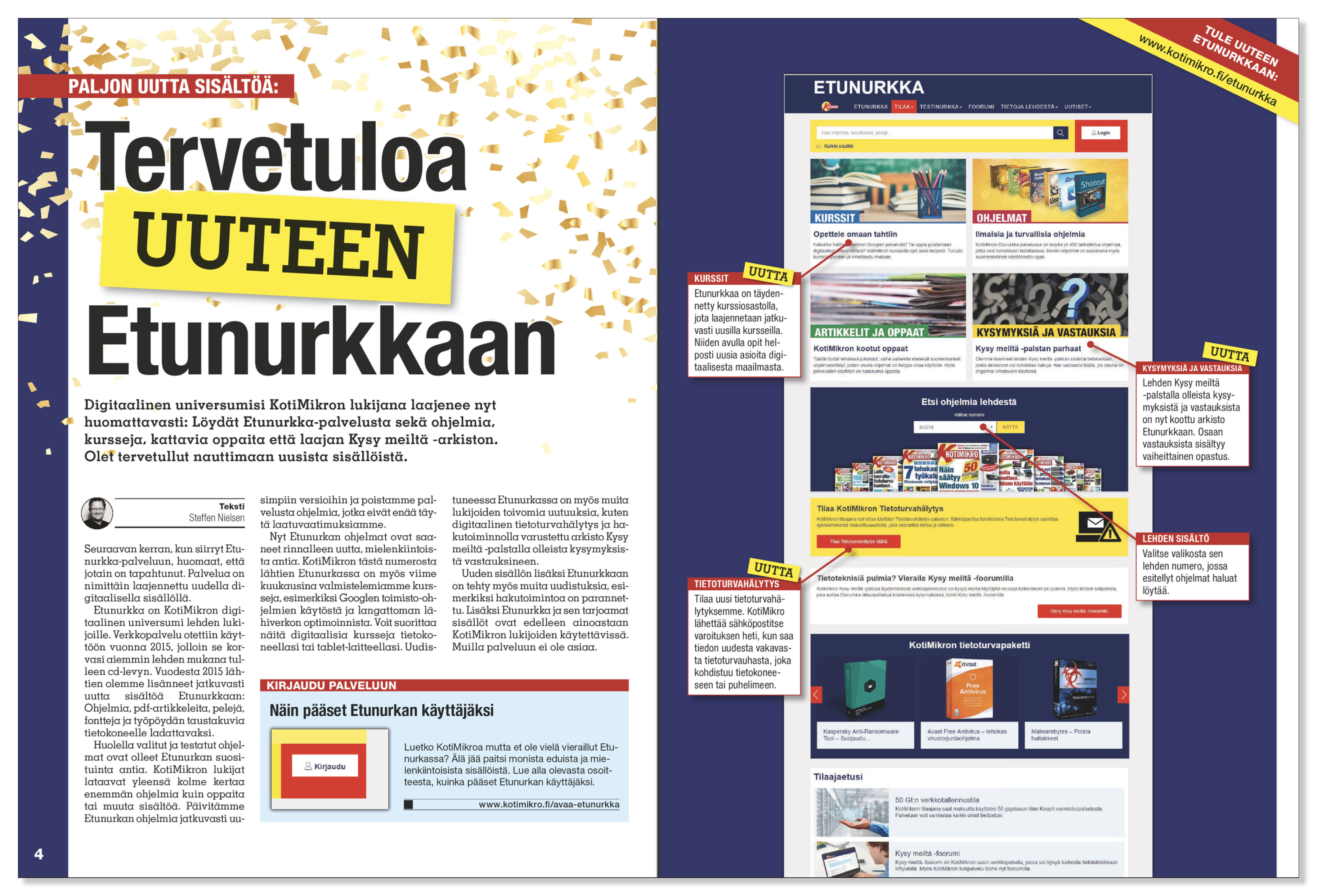 KotiMikron Etunurkka-palvelu