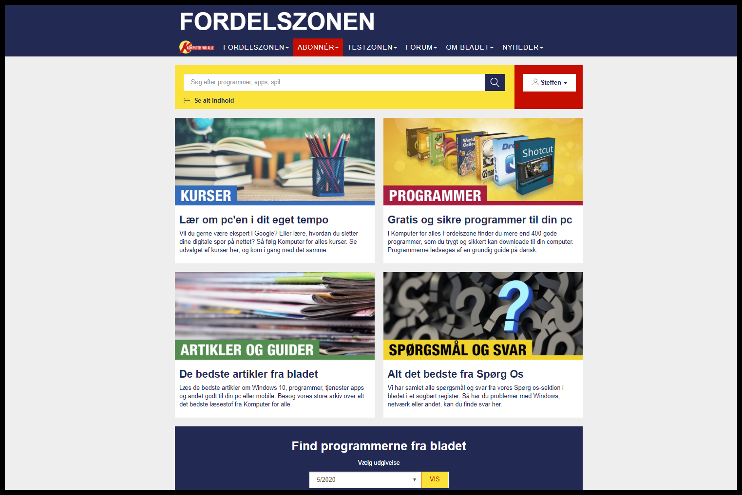 Komputer for alles Fordelszonen