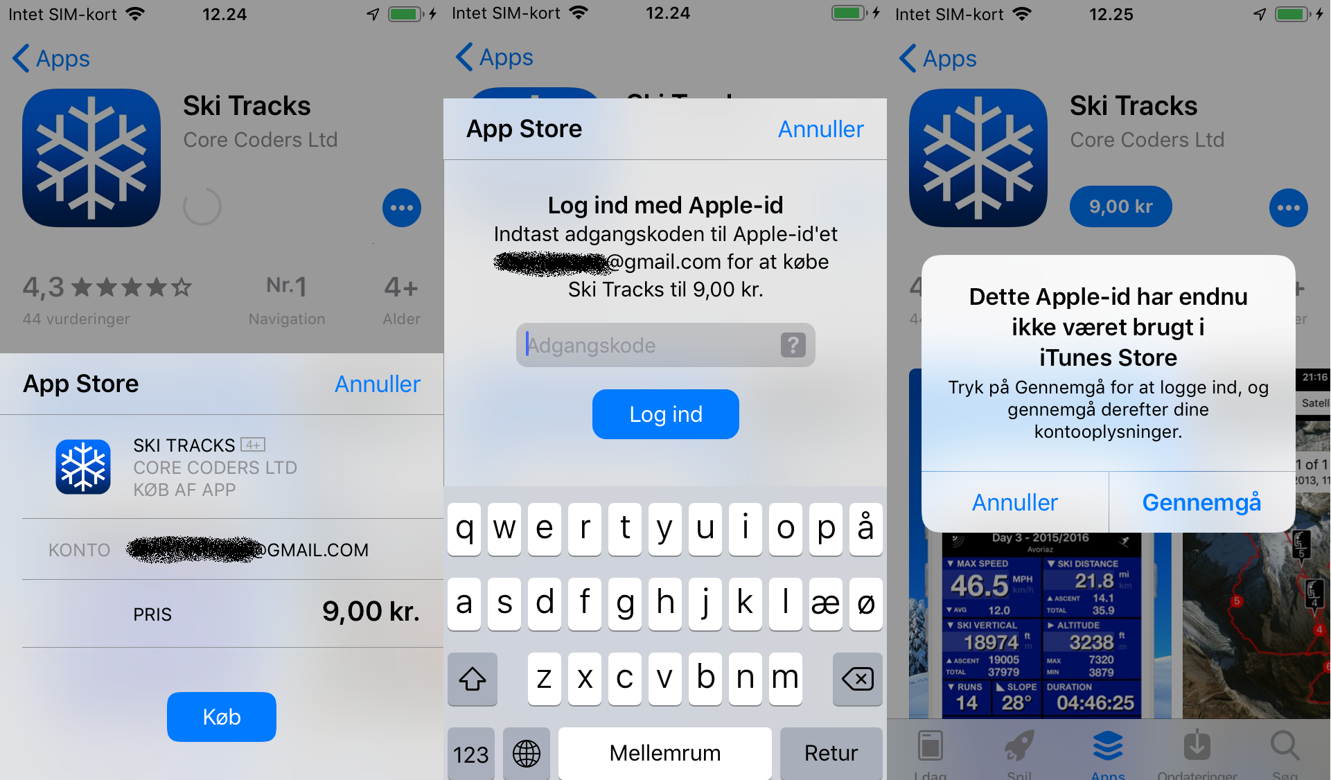 Skjermbilde av Apple App Store