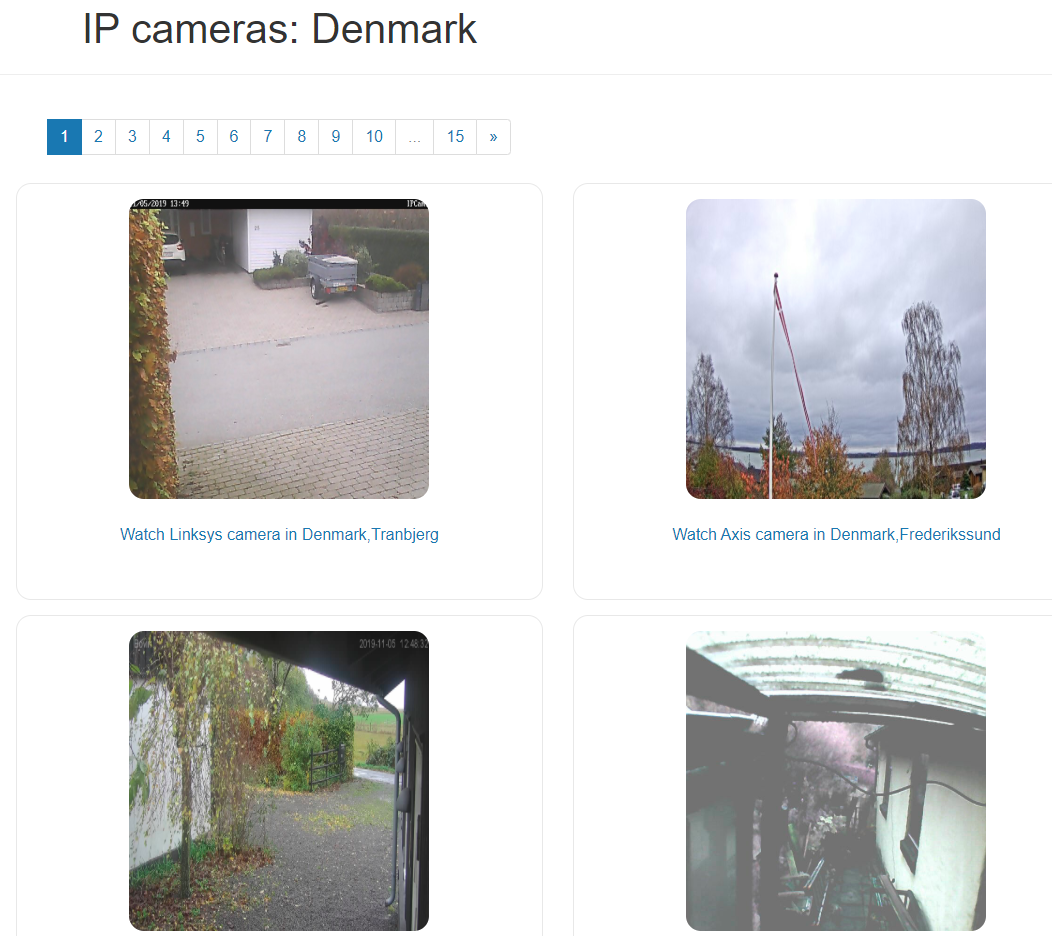 Netværkskameraer og overvågningskamera