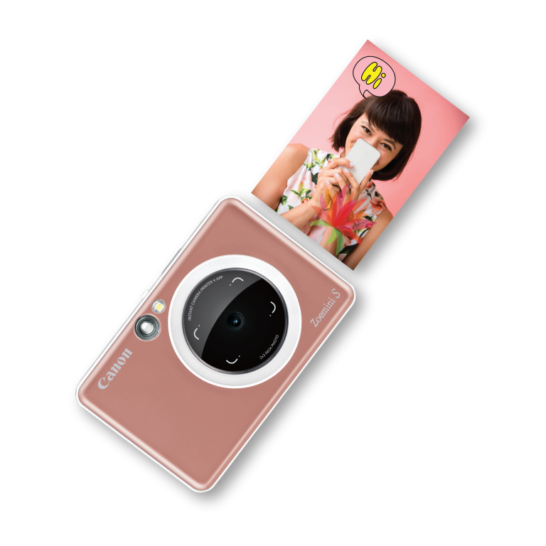 Med Canons lommekamera kan du skrive ut bildet like etter at du har tatt det.