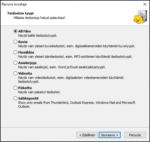 Palauta poistettuja tiedostoja