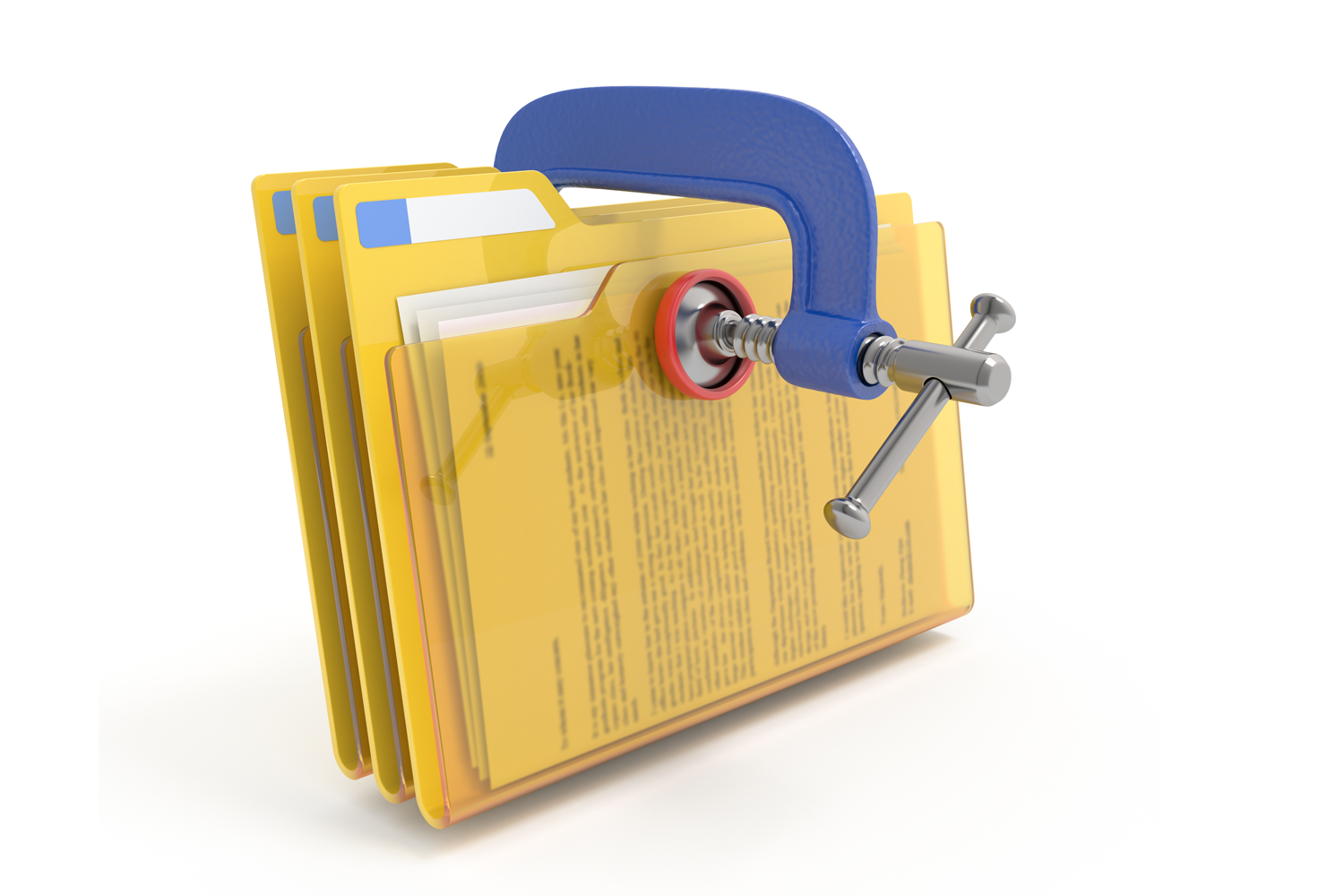 Mappar som pressas ihop