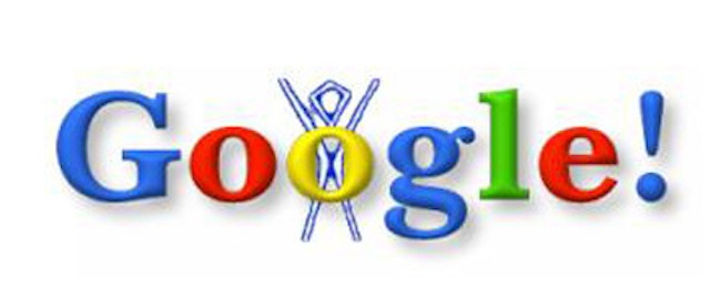 Google Doodle 1998 Burning Man