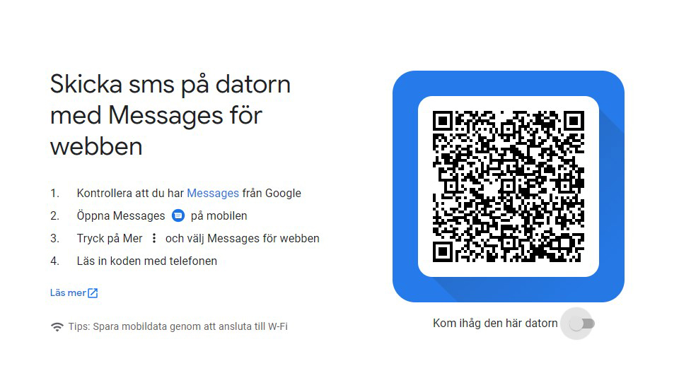 Skicka sms från dator