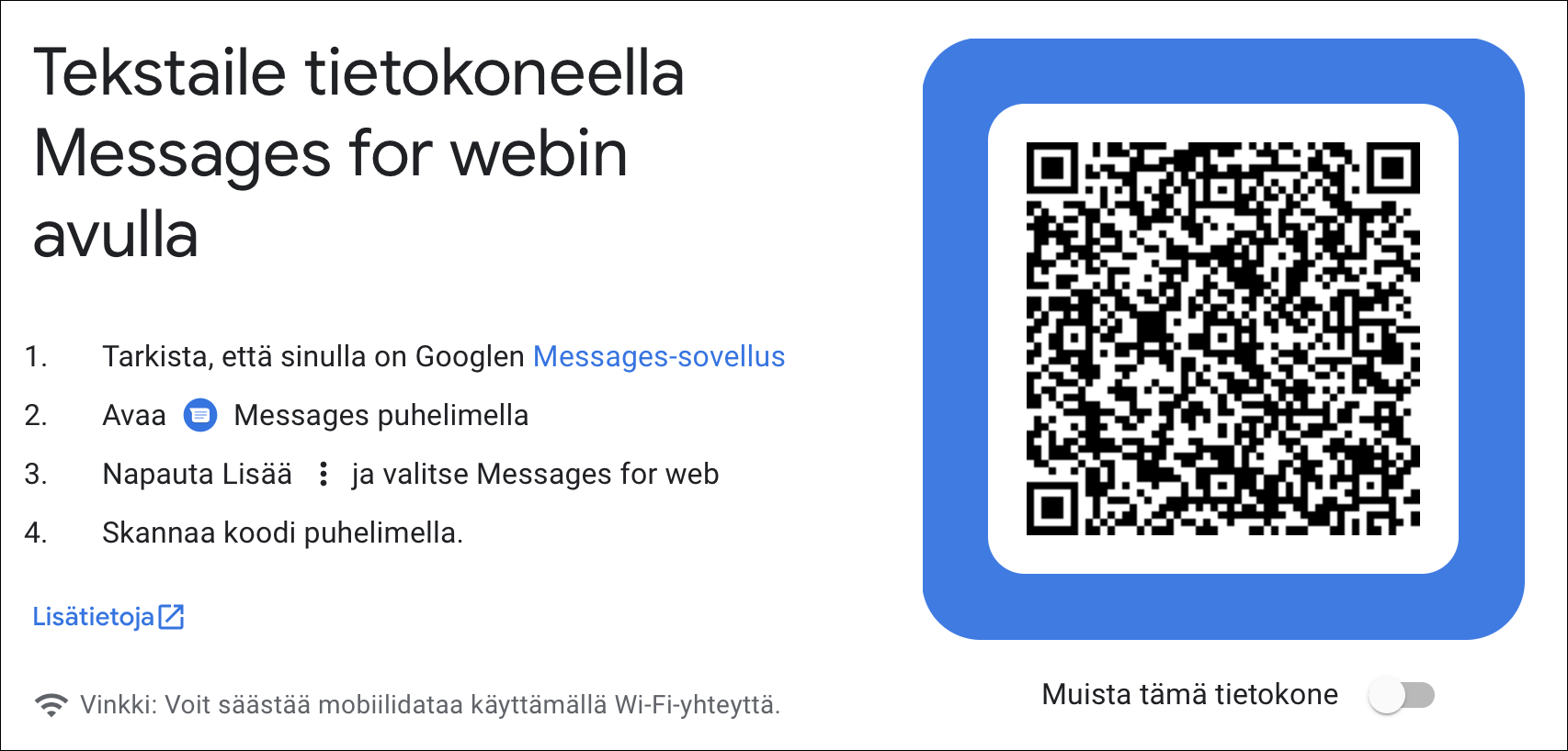 Lähetä tekstiviestejä tietokoneella