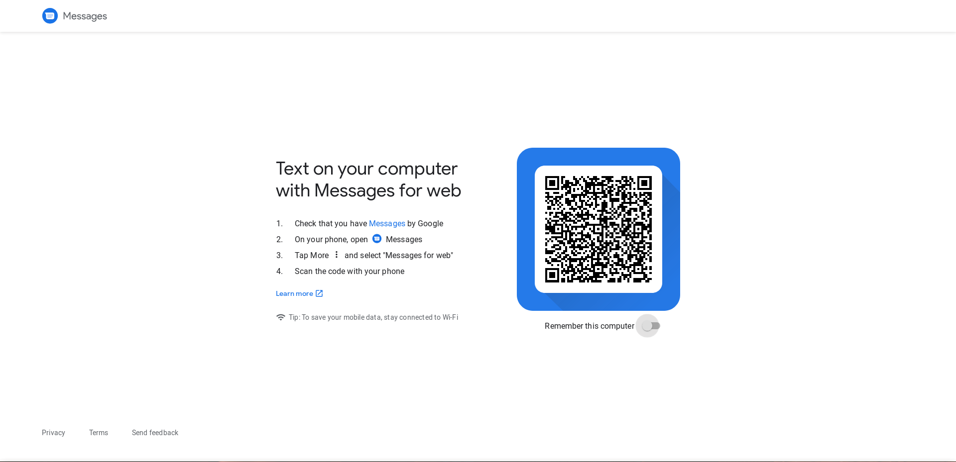 Send sms fra computeren