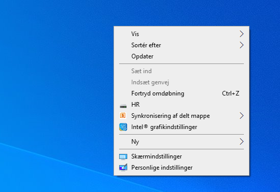 Tema i Windows 10 1903