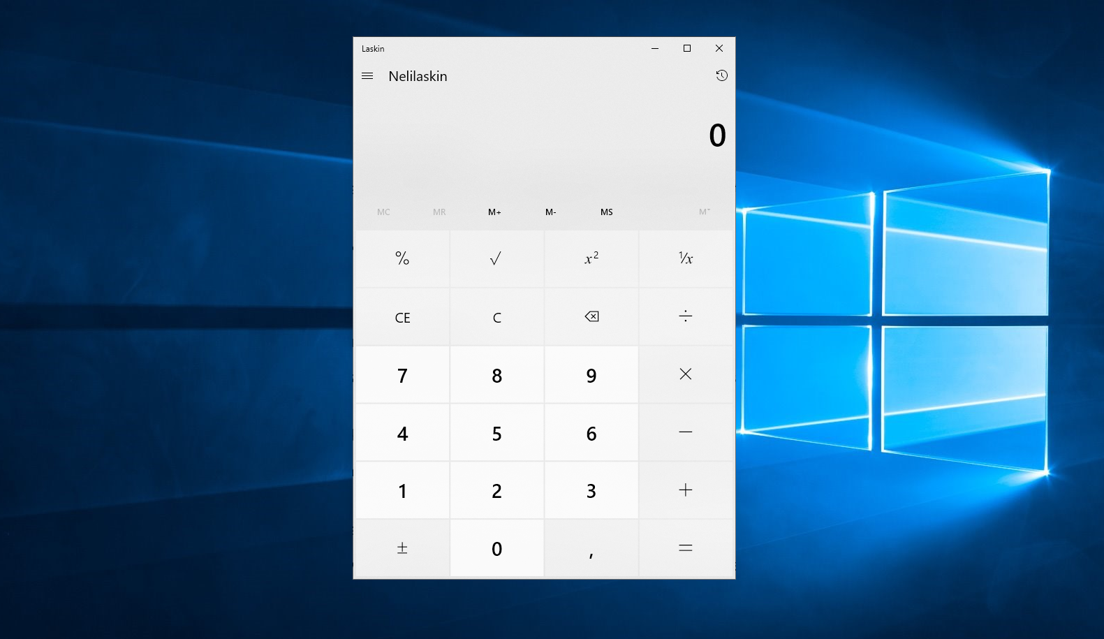 Windows 10:n Laskin