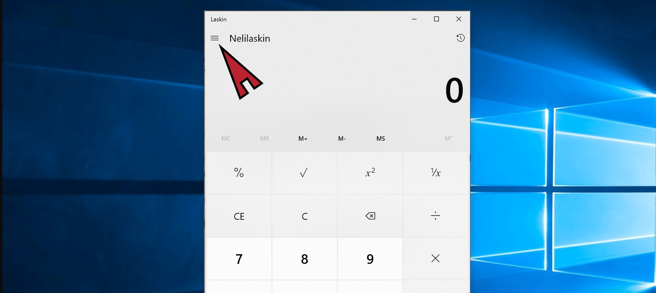 Windows 10:n Laskin
