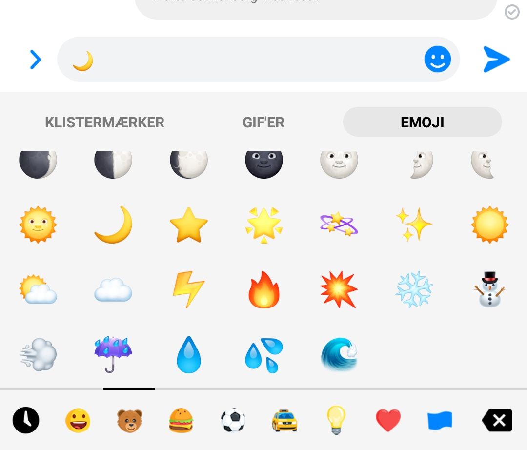 Dark mode i Facebook Messenger