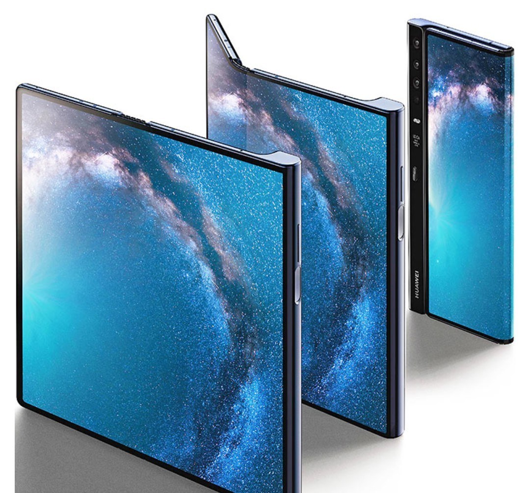 Huawei Mate X med tretrinns foldbar skjerm.