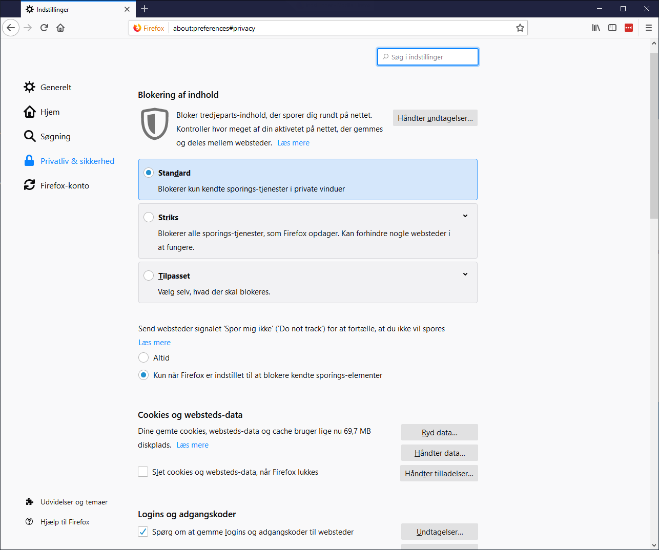 Mozilla Firefox browser