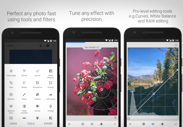 De beste appene for enkel bildebehandling på mobilen