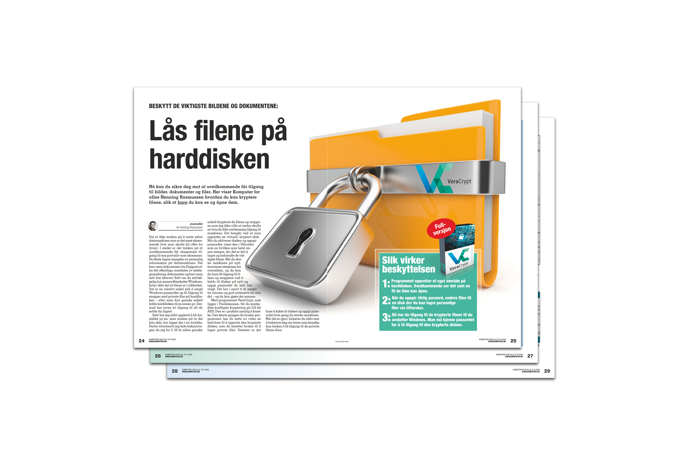 Slik krypterer du filene dine