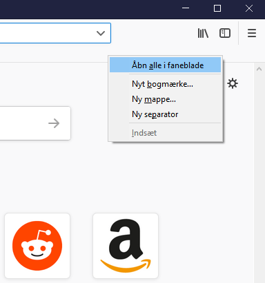 Bogmærker i Mozilla Firefox