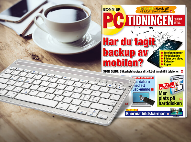 Tangentbordserbjudande med PC-tidningen