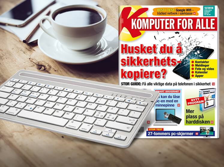 Tilbud tastatur med komputer for alle