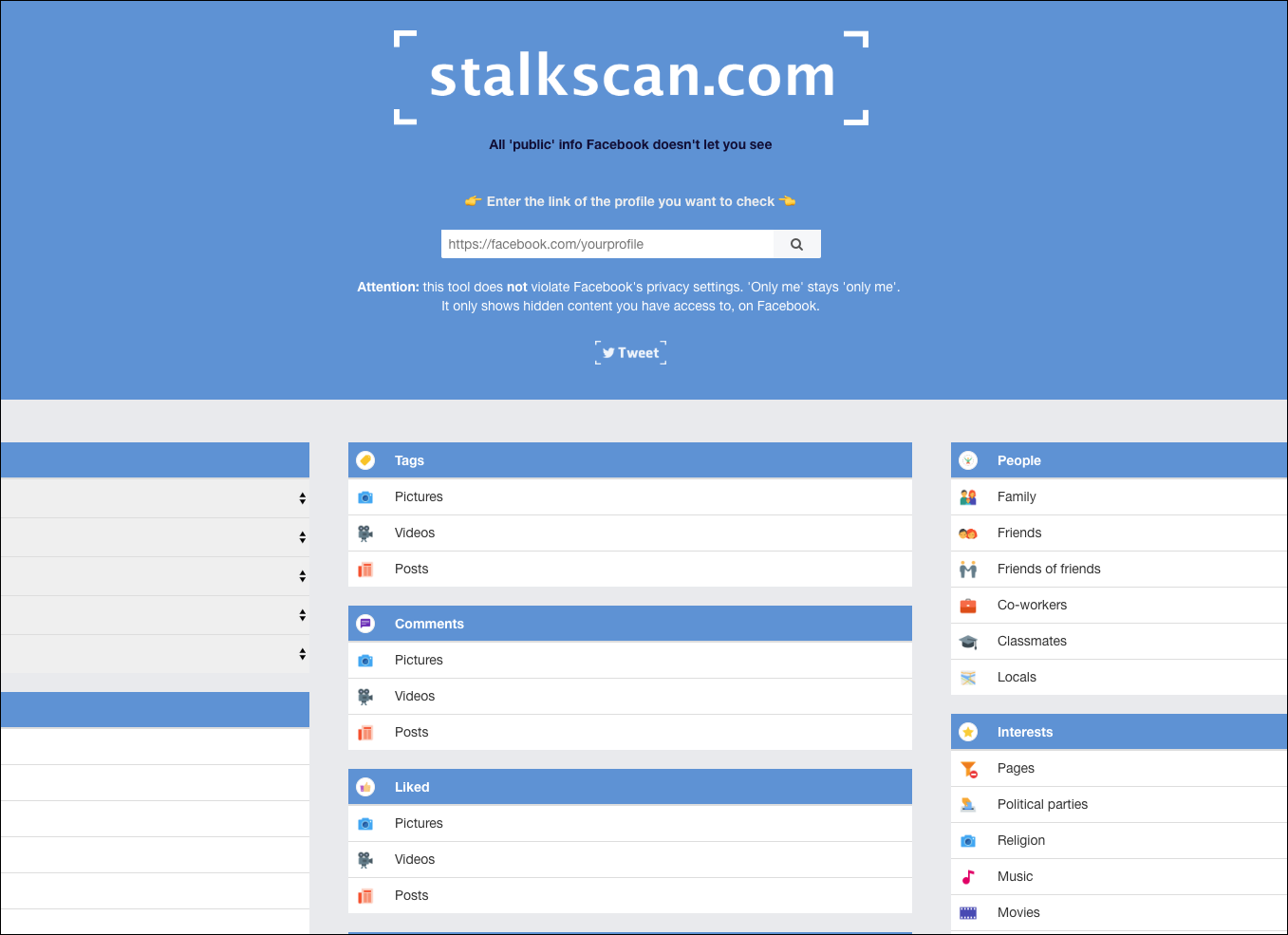 Stalkscan kertoo, mitä Facebookistasi näkyy maailmalle