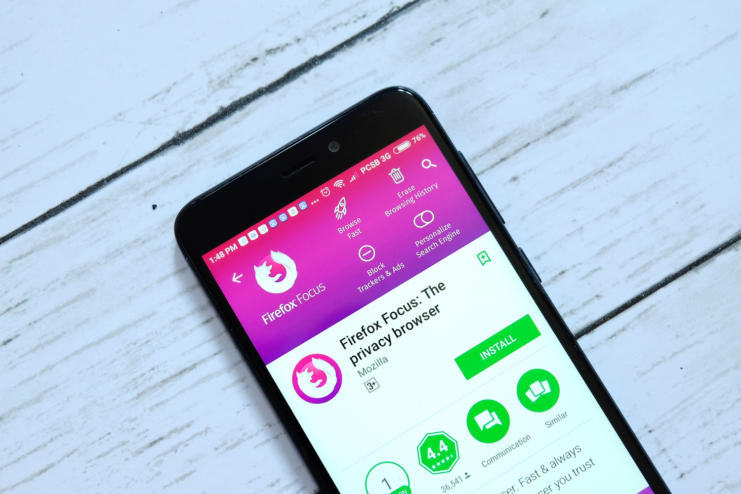 Firefox Focus - internet sikkerhed i en browser.