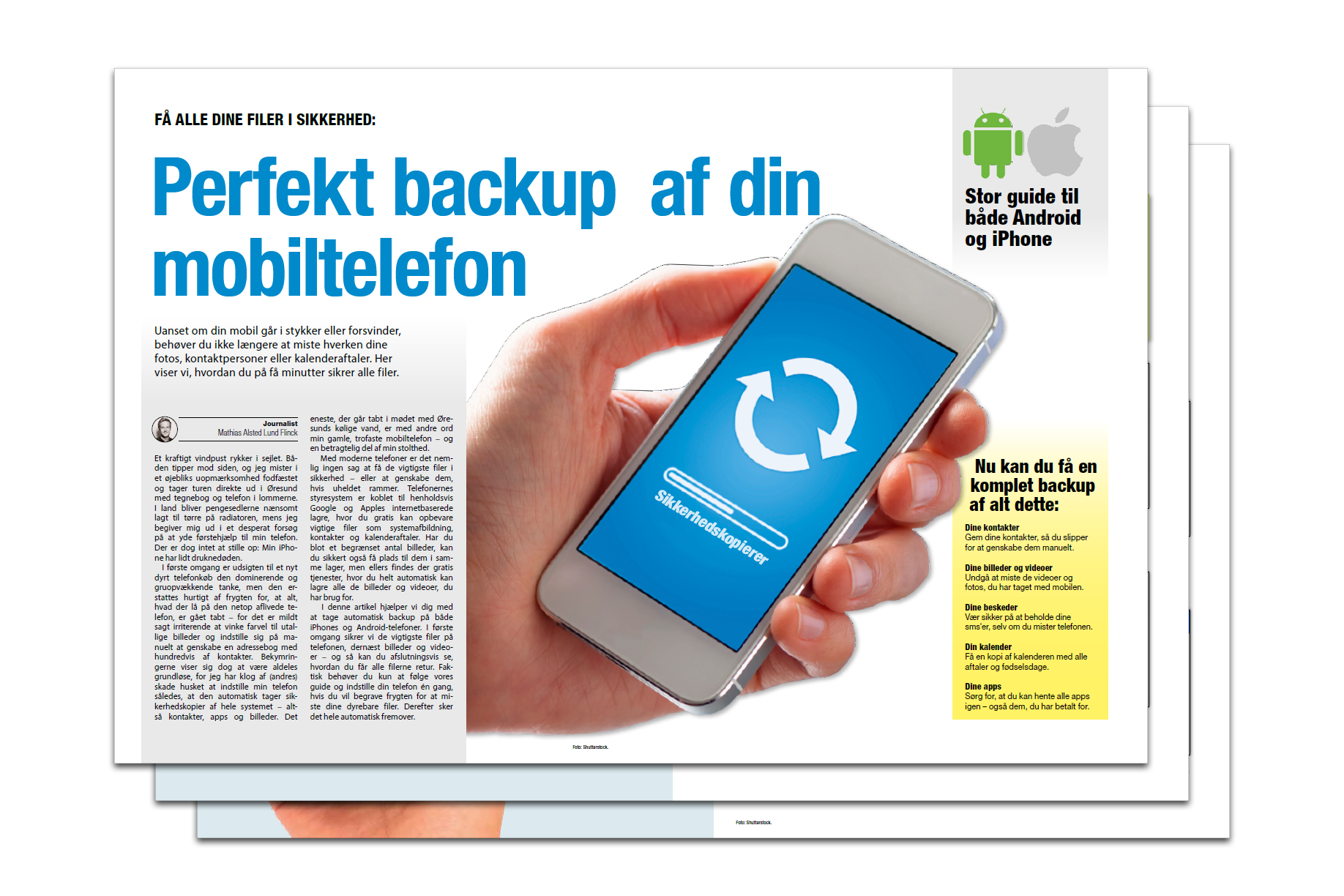 perfekt backup af din mobiltelefon guide