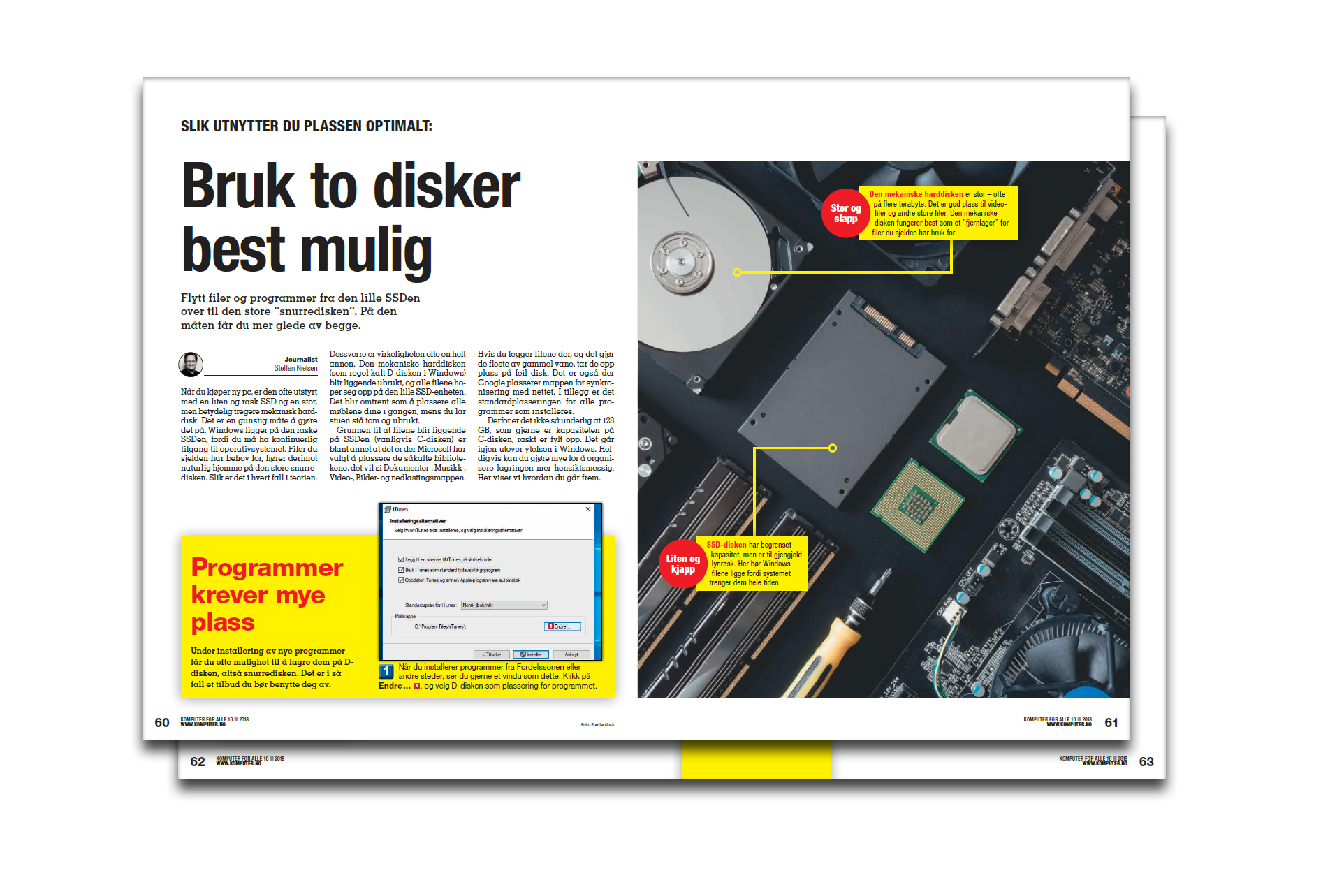 Få mest mulig ut av to harddisker