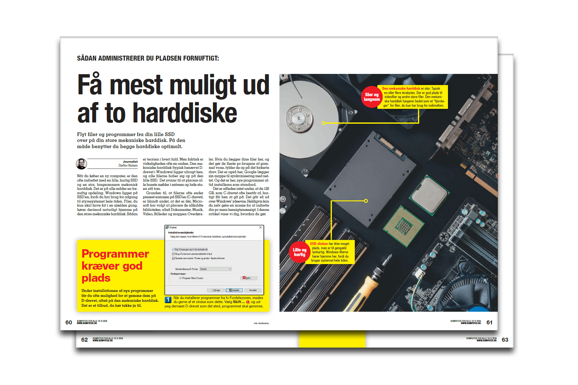 Få mest muligt ud af to harddiske