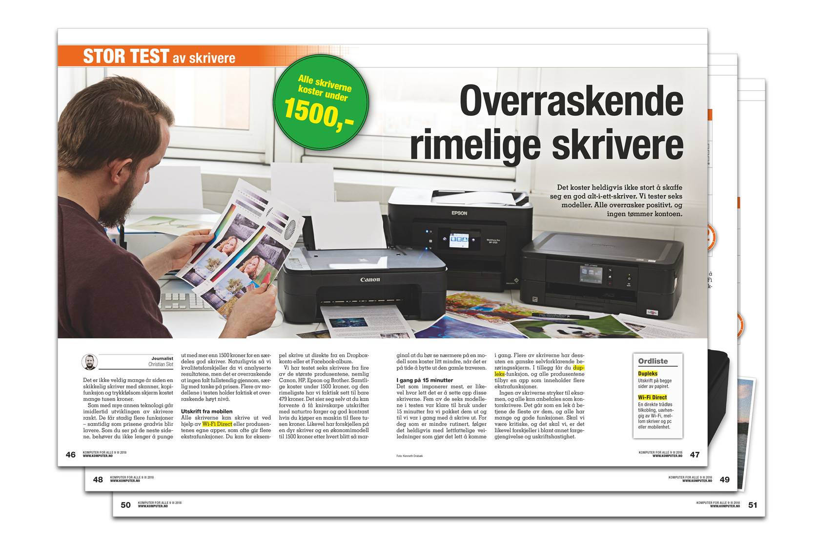 Stor test av billige alt-i-ett-skrivere. Alle til under 1500 kroner.