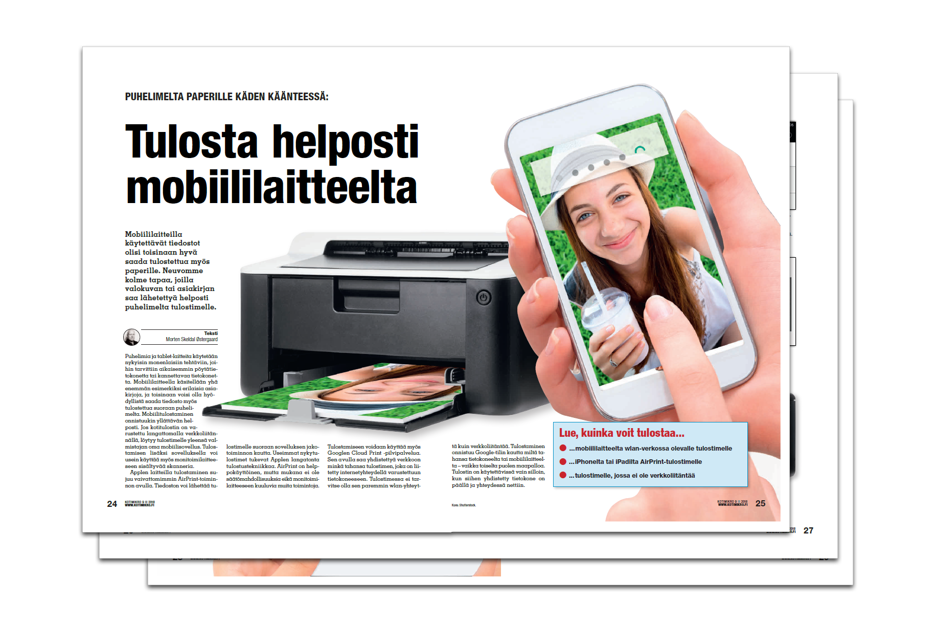 Tulosta helposti mobiililaitteelta