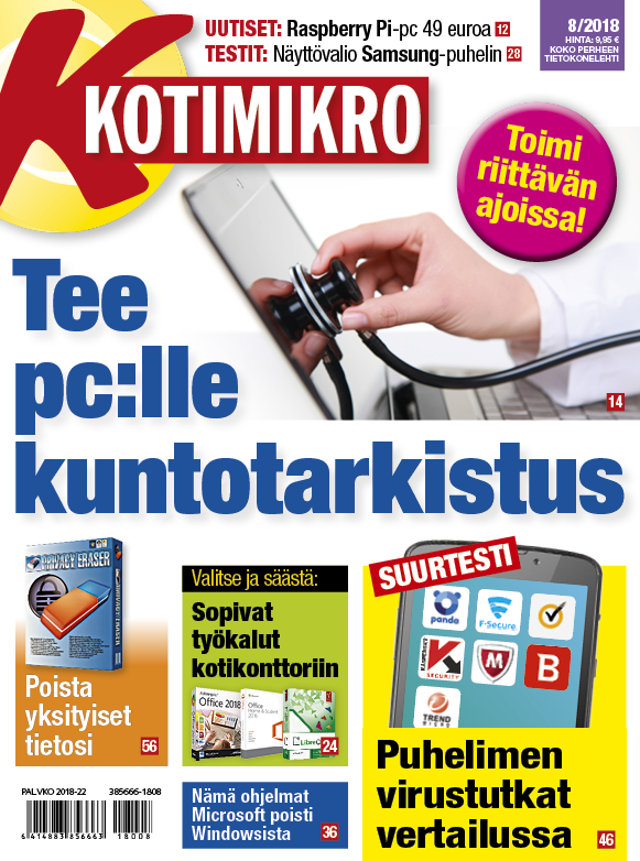 Tee pc:lle kuntotarkistus