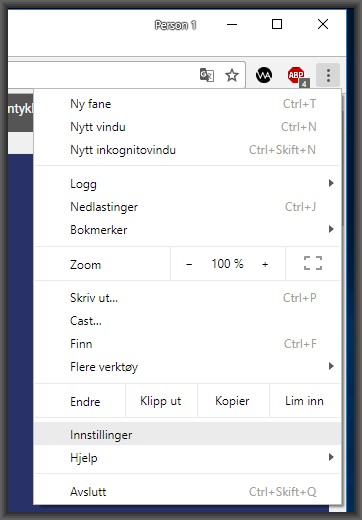 Lagre nedlastede filer i Chrome 1