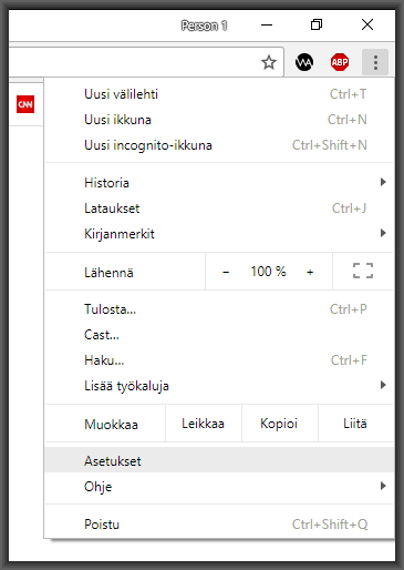 Vaihda tallennuskansio: Chrome, kuva 1