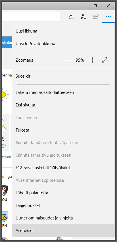 Vaihda tallennuskansio: Microsoft Edge, kuva 1