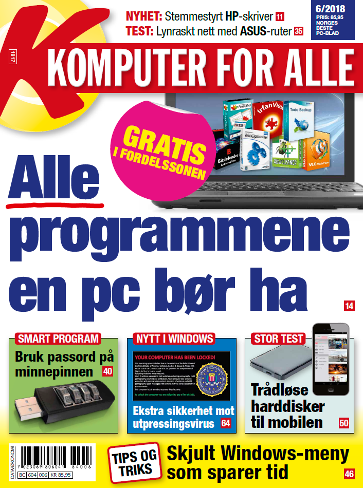Alle programmene en pc bør ha