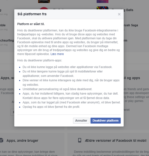 Facebook privatliv