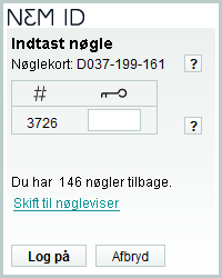 NemID uden nøglekort