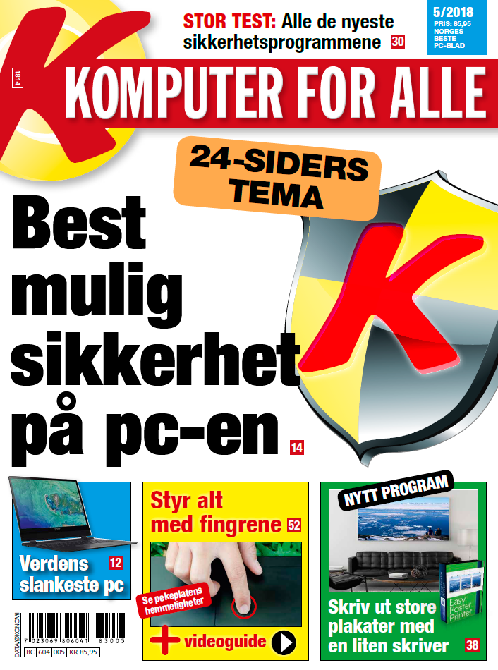 Få best mulig sikkerhet på pc-en