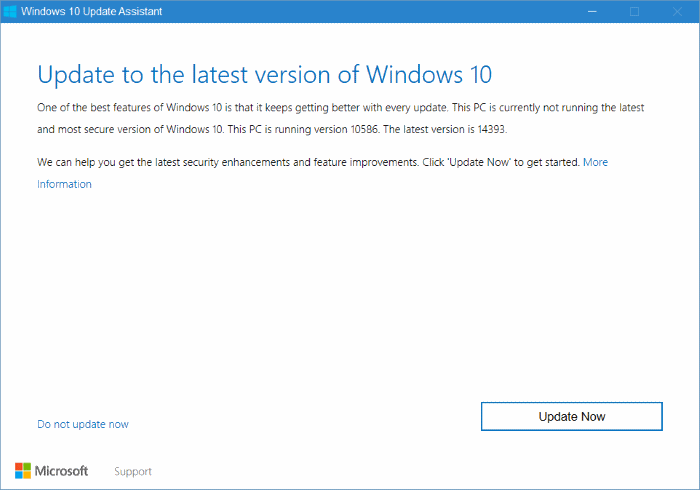 Windows 10 Update Assistant hjälper dig att uppdatera Windows 10