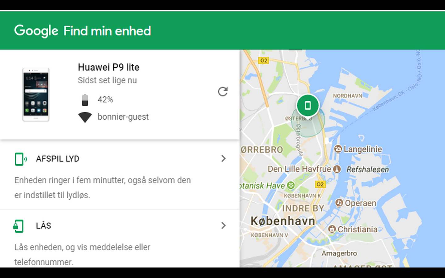 Google Find min enhed - sådan finder du din mobiltelefon, når du har mistet den.