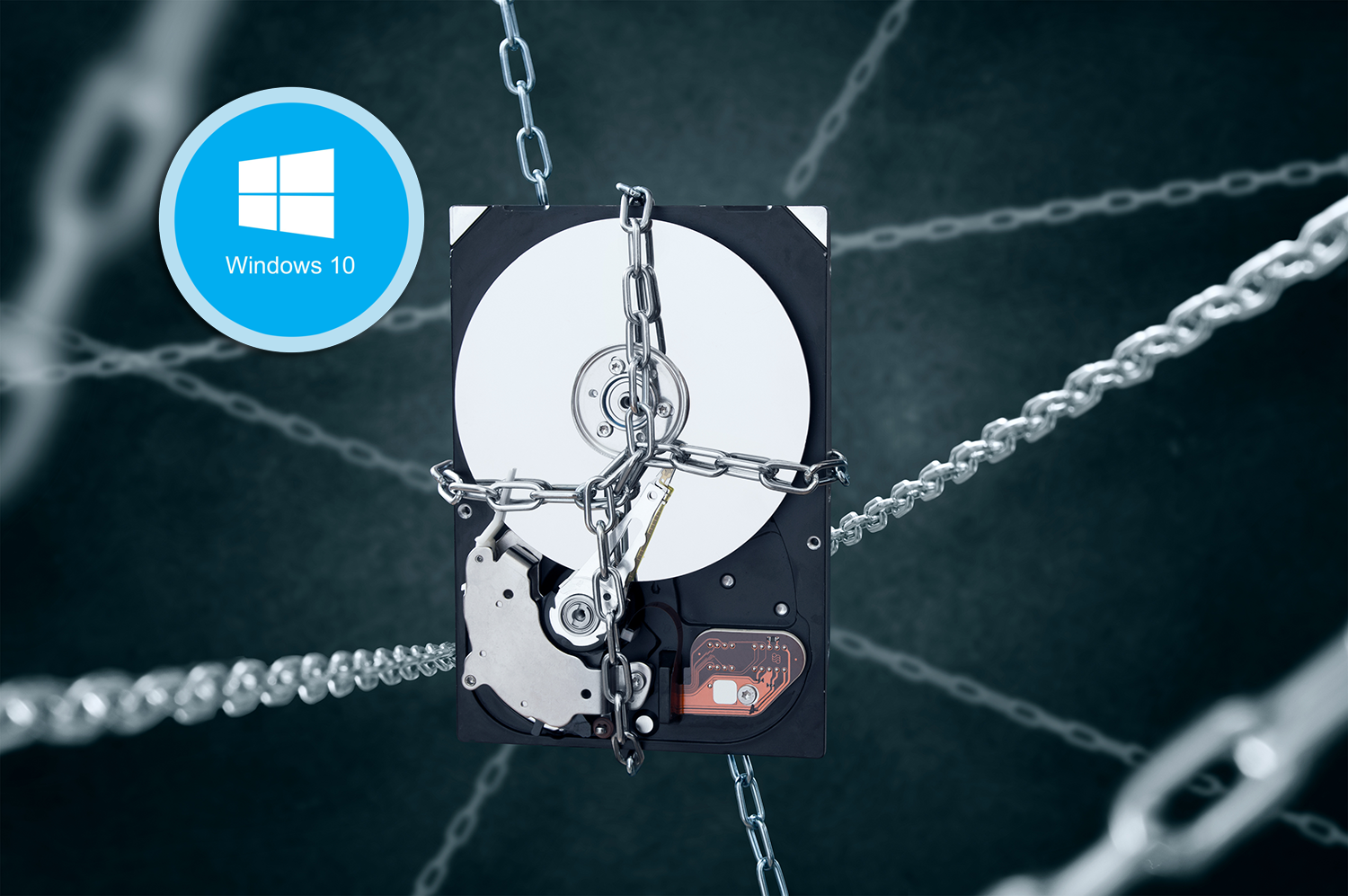 Aktivera systemskyddet i Windows 10.