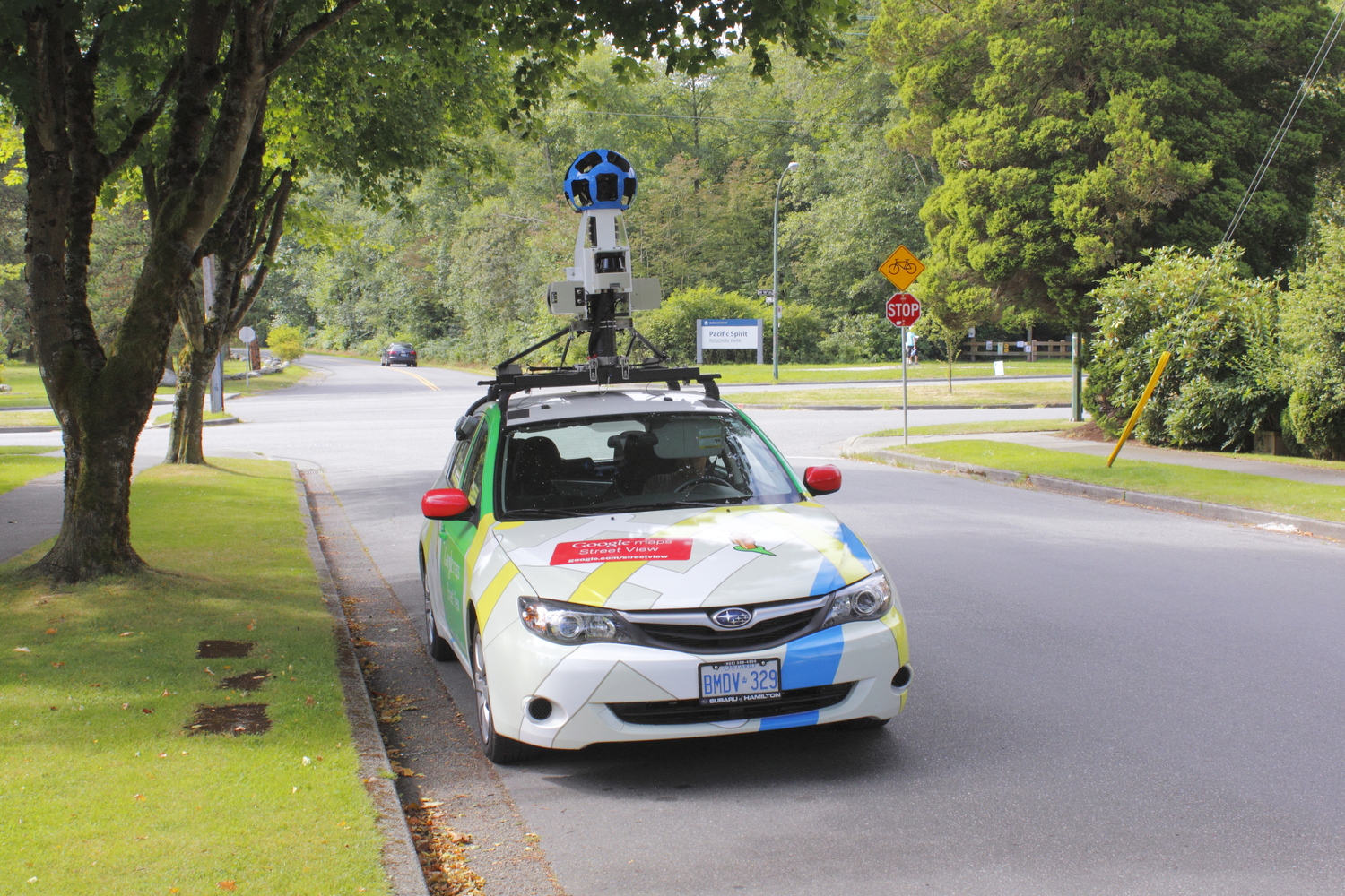 Googles Streetview bil