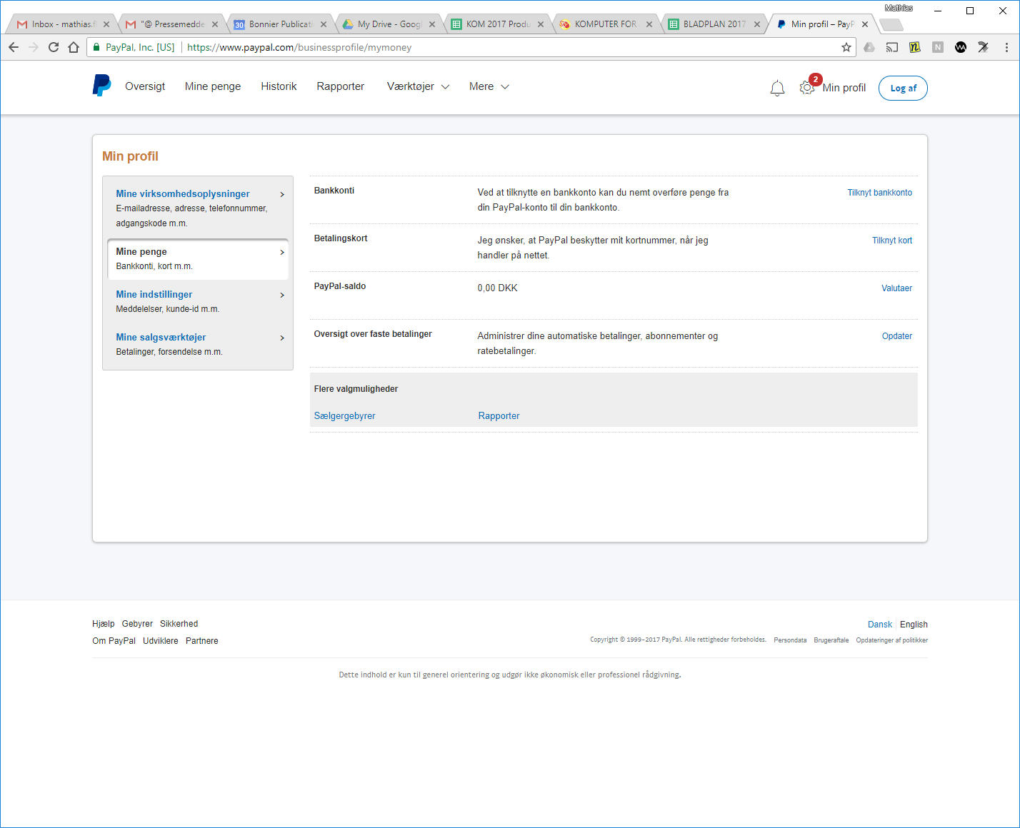 Sådan opretter du en erhvervskonto på Paypal.