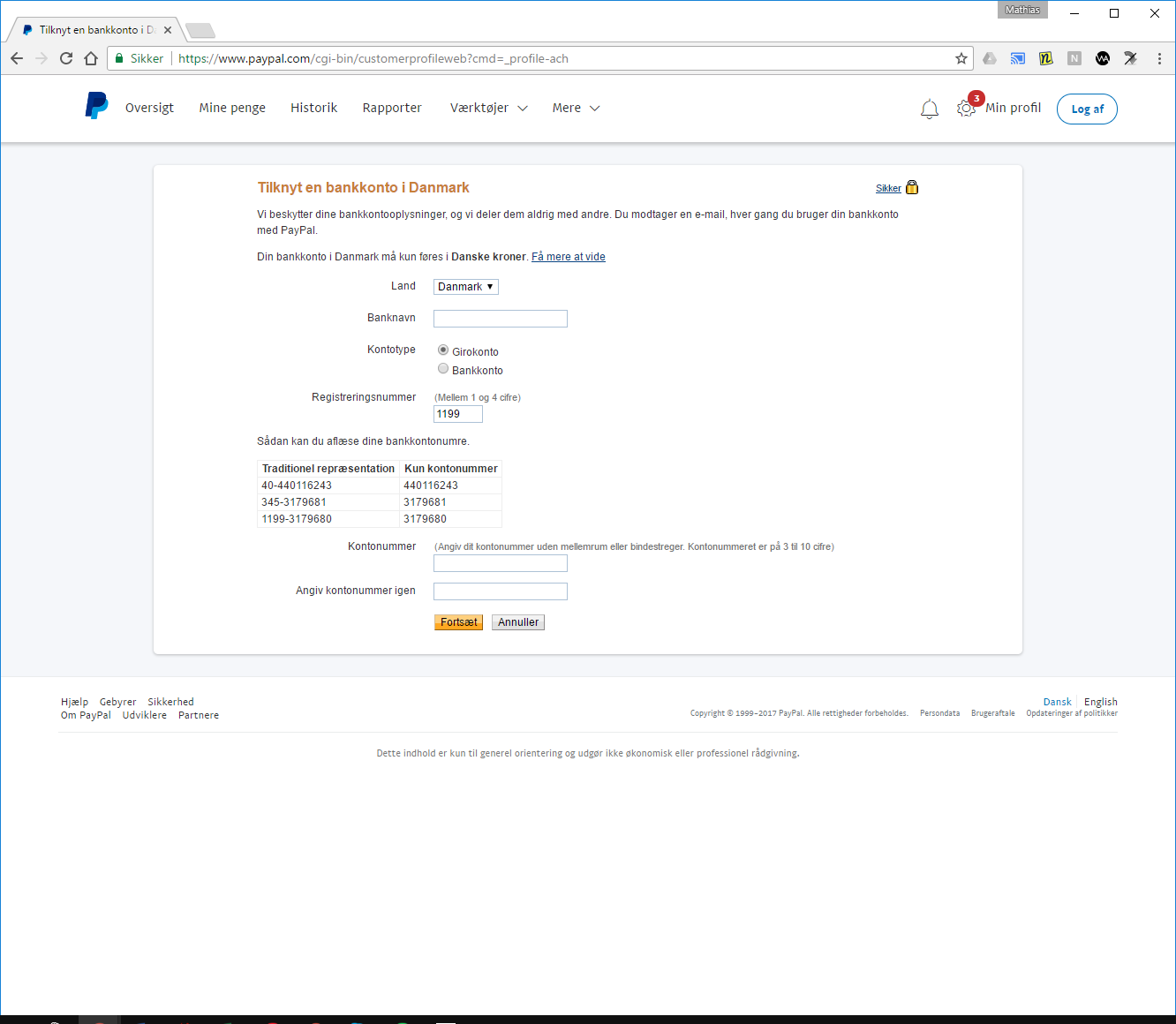 Sådan opretter du en erhvervskonto på Paypal.