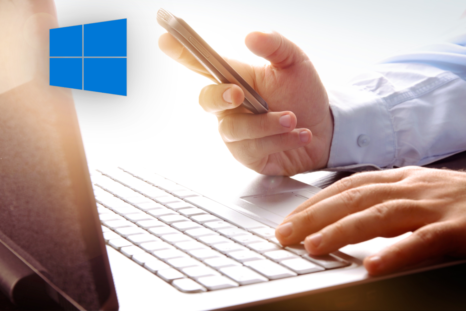 Brug telefonen med computer Windows 10