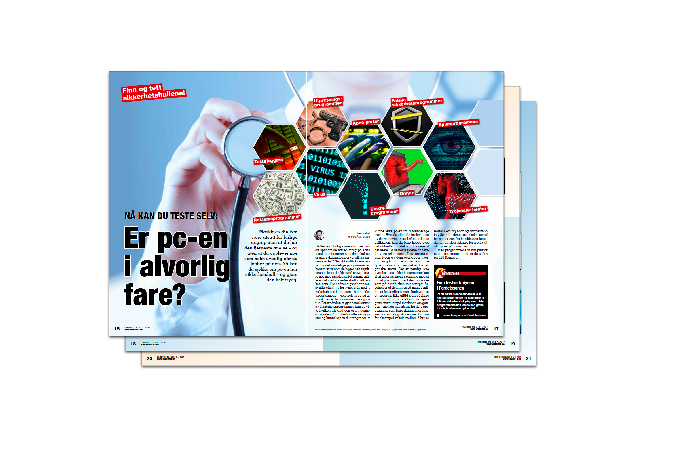 En smart hjemmeside hvor du kan teste om du har åpne porter i nettverket.