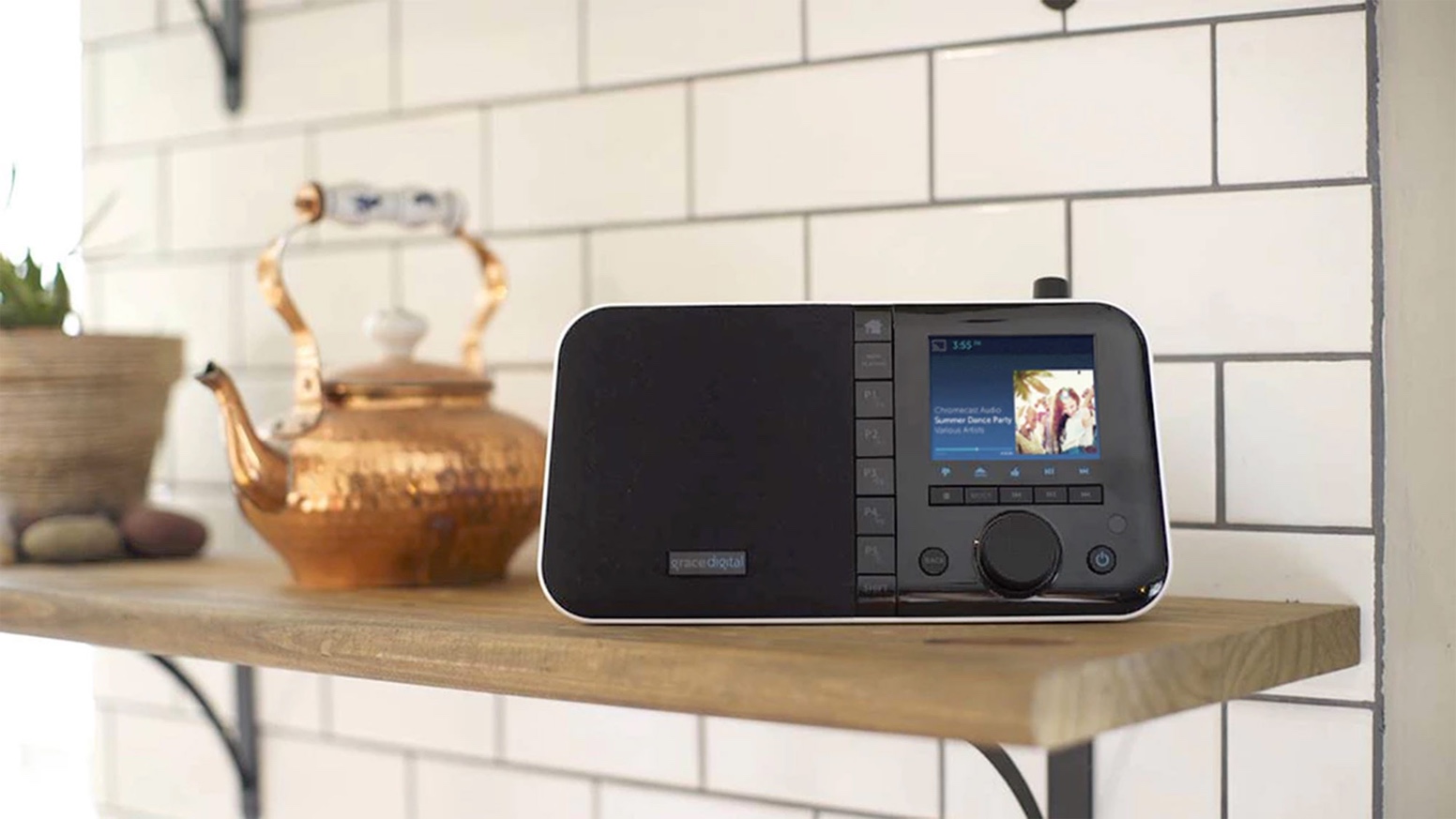 Grace Digital -yhtiön nettiradiossa on yhdysrakenteinen Chromecast